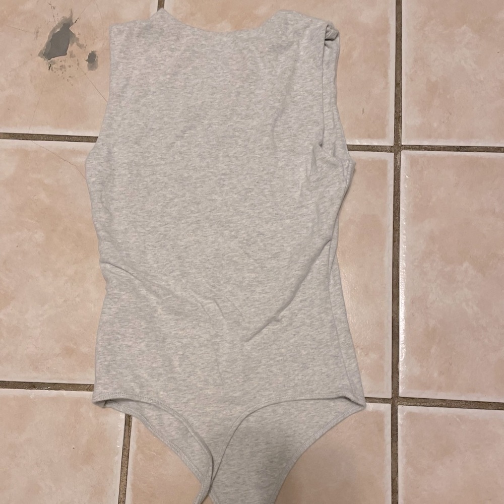 Abercrombie and Fitch body suit small grey